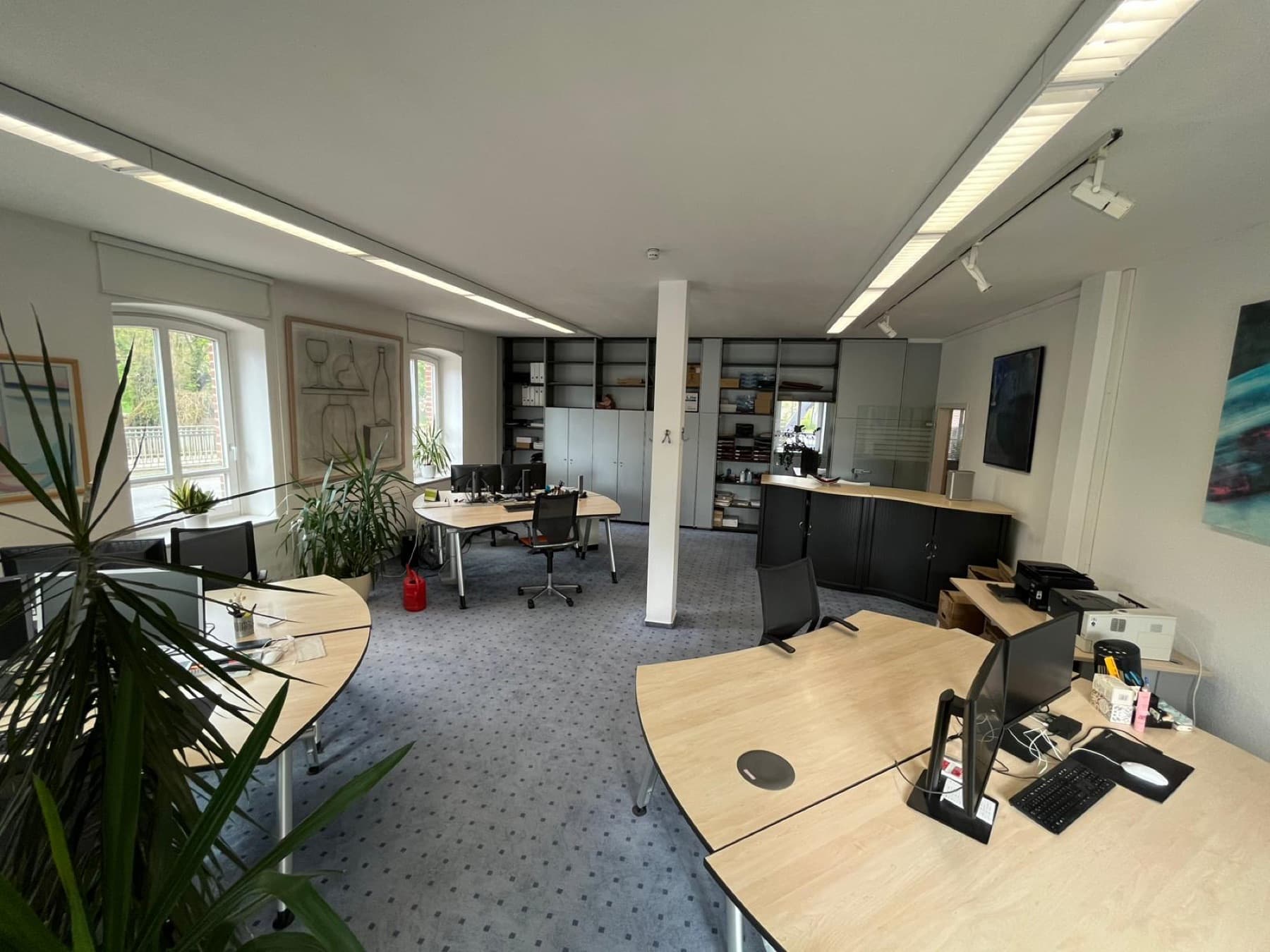 Helle Bürofläche im Erdgeschoss der Okermühle